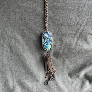 Kendra Scott Rayne Necklace – Abalone & Gold